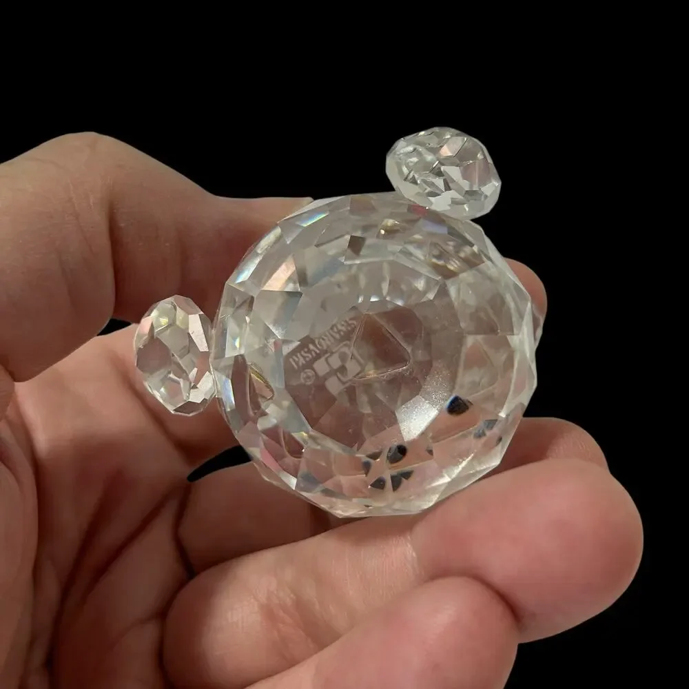 Swarovski Crystal Figurine Small Sitting Bear 010004 7637 NR 054 000 2.5